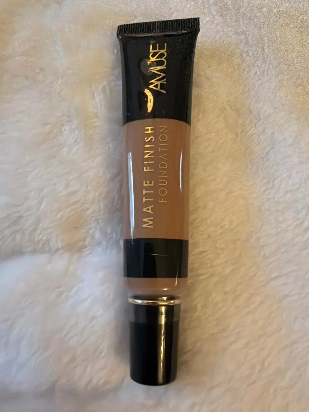 Amuse Matte Finish Foundation #158 Mix-N-10 Full Coverage Liquid Makeup 1.05 oz